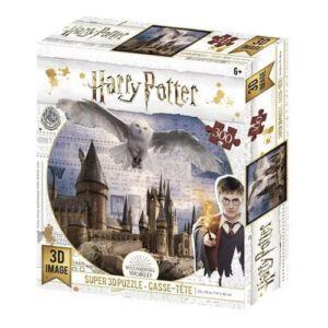 Rompecabezas 3D Harry Potter: Hogwarts y Hedwig