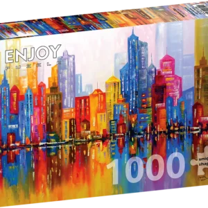 Rompecabezas Enjoy 1000 Piezas - Rainbow City
