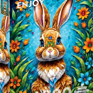 Rompecabezas Enjoy 1000 Piezas - Garden Bunny