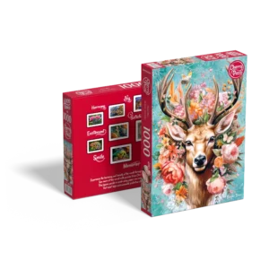 Rompecabezas Cherry Pazzi 1000 Piezas - Flower Deer
