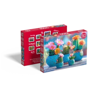 Rompecabezas Cherry Pazzi 1000 Piezas - Bloomy Cactus Fireworks