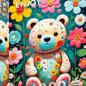 Rompecabezas Enjoy 1000 Piezas - Flower Teddy Bear